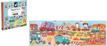 Janod - magneti stories - de bouwplaats – educatieve magneetset