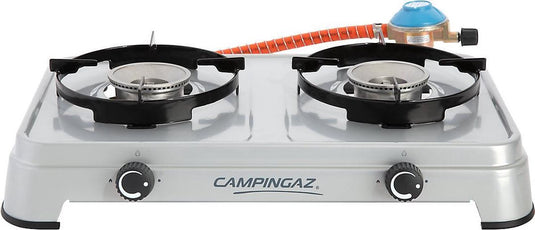 Campingaz camping cook cv camping kooktoestel - kampeer kooktoestel 2 pits - 2x 1800 watt - zilvergrijs