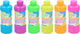 Bubblez eddy toys bellenblaas - 0,7 liter - bellenblaas met staaf - grote bellenblaas fles voor buitenspelen - assorti kleuren - 1 willekeurige kleur
