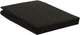 Ambiante cotton uni hoeslaken - tweepersoons - black