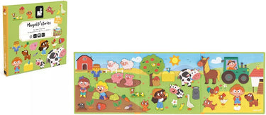 Janod - magneti stories - boerderij – educatieve magneetset