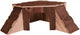 Trixie cavia huis - schorshout 37x35x15 cm - natural living, naaldhout
