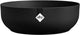 Elho jazz bowl 28 - bloempot voor binnen - 100% gerecycled plastic - ø 27.5 x h 9.0 cm - living black