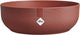 Elho jazz bowl 28 - bloempot voor binnen - 100% gerecycled plastic - ø 27.5 x h 9.0 cm - toscaans rood