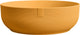 Elho jazz bowl 28 - bloempot voor binnen - 100% gerecycled plastic - ø 27.5 x h 9.0 cm - amber geel