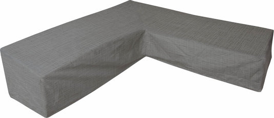 Eurotrail waterdichte hoes voor l vormige loungeset, hoekbank, cantonic 305x305x100 70 cm, grijs