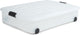 Iris clearbox opbergbox - onder-het-bed - met half te openen deksel - 50l - kunststof - transparant - met wielen