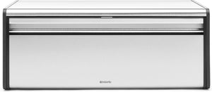 Brabantia broodtrommel - met klepdeksel - matt steel