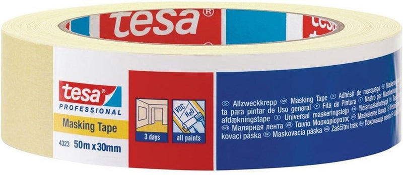 Load image into Gallery viewer, Tesa professional tesa standard 04323-00042-00 schilderstape tesakrepp beige (l x b) 50 m x 30 mm 1 stuk(s)
