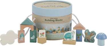 Little dutch forest friends bouwblokken in ton fsc