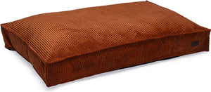 Designed by lotte ribbed - hondenkussen - terracotta -120x80x15 cm