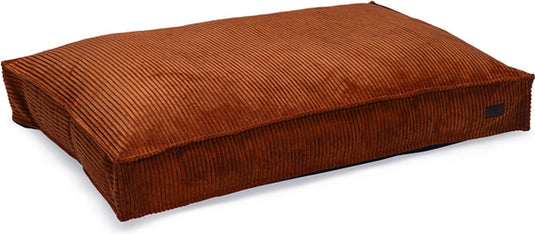 Designed by lotte ribbed - hondenkussen - terracotta -120x80x15 cm