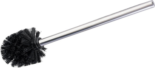 Wenko vervangborstel met glanzend rvs steel, lengte 35cm, borstelkop ø 8cm - toiletborstel - wc borstel los - losse toiletborstel