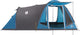 Coleman waterfall 5 familietent – 5 persoons tent – hybride design – waterdicht en lichtgewicht – blauw zwart