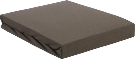 Beddinghouse jersey - hoeslaken - 180x200 220 - warm grijs