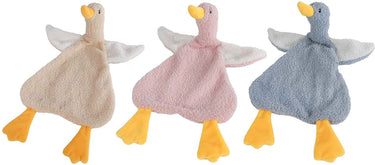 Mini club knuffeldoekje pluche eend - zacht baby speelgoed 40cm multi kleuren.