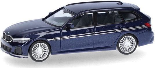 Herpa bmw alpina b3 touring, blauw metallic