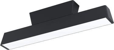 Eglo connect.z simolaris-z smart plafondlamp - 47 cm - zwart wit - instelbaar rgb wit licht - dimbaar - zigbee