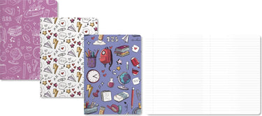 Creachick schriften - 21 x 14,8cm - 3 stuks