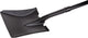 Black+decker schep - vierkante kop - 149 cm - stevig en lichtgewicht glasvezel - zwart
