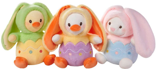 Simba pluche in ei konijntjes capuchon 20 cm