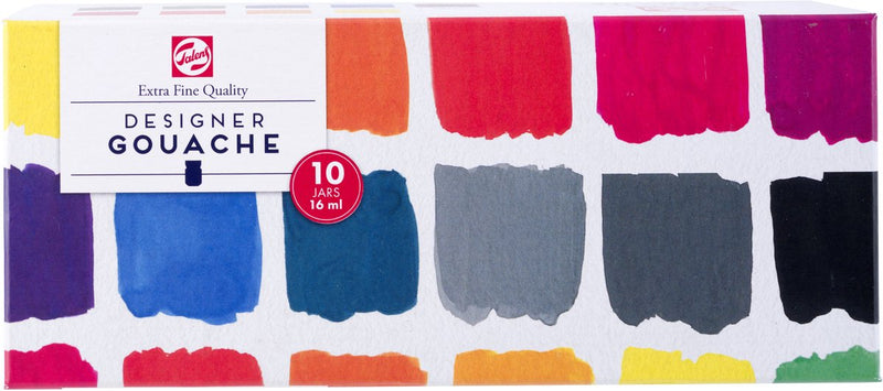 Load image into Gallery viewer, Talens gouache extra fijn set, 10x16ml flacons
