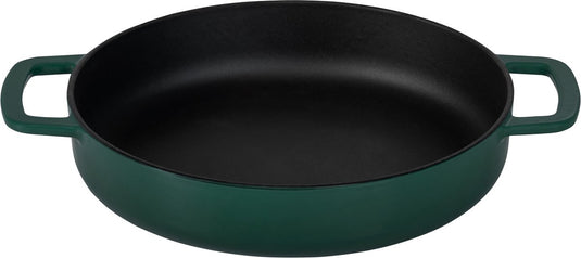 Combekk gietijzeren koekenpan ø 28cm - 100% gerecycled - pfas-vrij - geschikt voor o.a. inductie en bbq - holly green