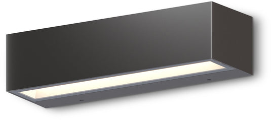 Calex modena wandlamp - downlight - buiten binnen - geïntegreerd led - warm wit licht - 26cm - waterdicht - zwart