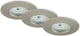 Briloner attach one - inbouwspots set van 3 - ip44 (badkamer) - 3 x led 5w 400lm - lichtkleur: warm wit - inbouwdiepte: 30mm - inbouwmaat: 60mm - product: ø75mm - mat nikkel