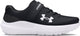 Under armour ua bps surge 4 ac-blk jongens sportschoenen - zwart - antraciet - wit