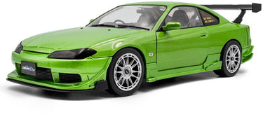 Solido nissan silvia s15 spec-r aero works '99, groen schaal 1:18