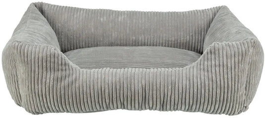 Trixie - hondenmand vital jonna - ribfluweel - grijs - 60x50 cm