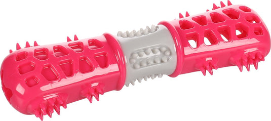 Flamingo spako - speelgoed honden - hs tpr spako staaf fuchsia 24,4x7,2x5cm - 1st - 136757 - 1st