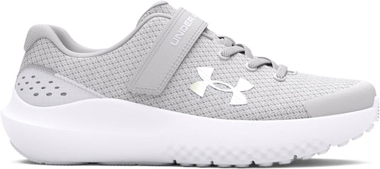 Under armour ua gps surge 4 ac-gry meisjes sportschoenen - halo grijs - wit - iridescent