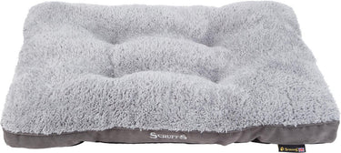 Scruffs cosy - comfortabel hondenkussen - met imitatie suède buitenvoering en superzachte binnenvoering - grijs - 100 x 70 cm