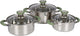 Bo-camp - pannenset - elan 1 plus - 3-delig - rvs