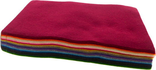 Creativ company hobbyvilt diverse kleuren, 24 vellen
