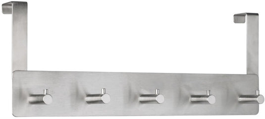 Alco deurgarderobe zilver 5 haken