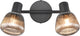 Trio tarifa - spot - zwart mat - excl. 2x e14 4 w - plafondbevestiging