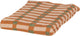 Woood vola kleed - katoen - groen oranje - 1x170x130