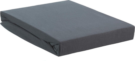 Beddinghouse - jersey-stretch - split-topper - hoeslaken - 160x220 cm - koel grijs