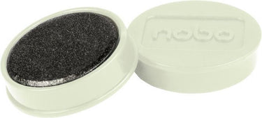 Nobo magnetische whiteboard magneten - pak van 10 stuks - 38mm magneten - wit