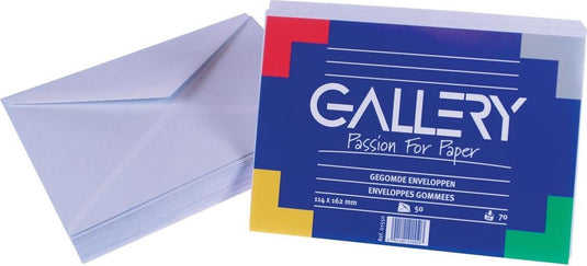 Gallery enveloppen wit - 114 bij 62 mm