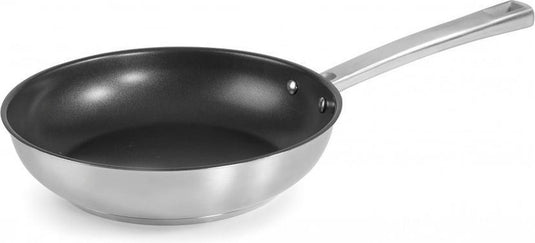 Lacor foodie koekenpan met antiaanbaklaag - ø bovenaan 20cm - rvs