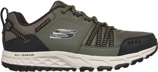 Skechers escape plan heren wandelschoenen - groen zwart