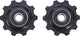 Bbb cycling derailleurwieltjes shimano, campagnolo sram - 7-speed, 8-speed, 9-speed, 10-speed - duurzaam - zwart - 10t - rollerboys bdp-01