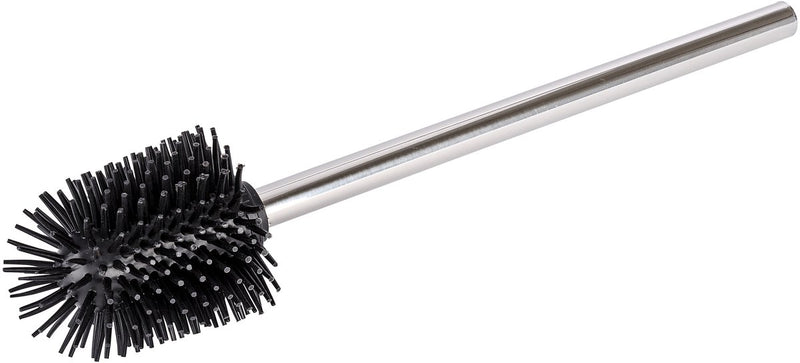Load image into Gallery viewer, Wenko vervangborstel siliconen met rvs steel, lengte 35cm, borstelkop ø 7,5cm - toiletborstel - wc borstel los - losse toiletborstel - hygiënisch, sneldrogend en slijtvast
