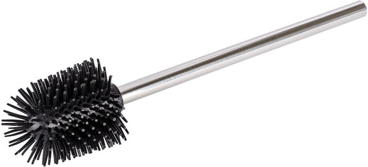 Wenko vervangborstel siliconen met rvs steel, lengte 35cm, borstelkop ø 7,5cm - toiletborstel - wc borstel los - losse toiletborstel - hygiënisch, sneldrogend en slijtvast