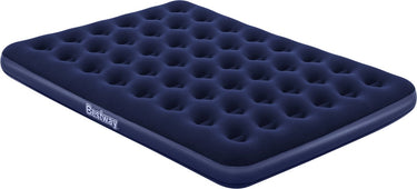 Bestway pavillo inflatable flocked airbed - luchtbed - queen size - 203x152x22 cm - 67003 - blauw