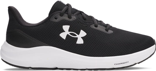 Under armour ua charged pursuit 4 heren sportschoenen - zwart - wit
